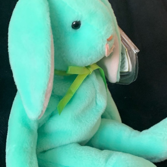 TY “HIPPITY” Easter bunny beanie baby, tash and tag, PVC PE style 4119,Retired - Picture 5 of 5